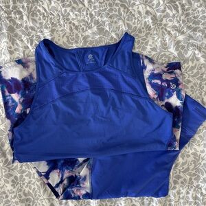 Champion workout outfit. Leggings and tank top L, XL